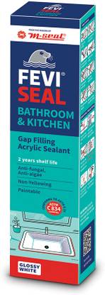 Pidilite M-Seal Feviseal Bathroom & Kitchen (100 gm) For Gap Filling - Easy to Use Crack Filler