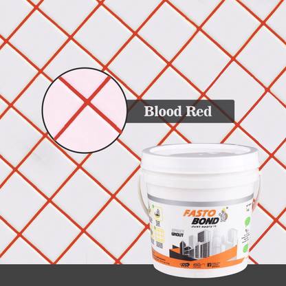 Fastobond Epoxy Tile Grout 3 Components RED COLOR Crack Filler