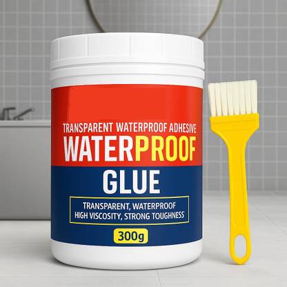 LE Clear Waterproofing Glue for Roof Cracks, Wall Seepage, Bathroom & Tile Gaps Crack Filler