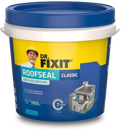 Pidilite Roofseal Classic, Waterproofing Solution for Homes, Terraces, Roofs Crack Filler