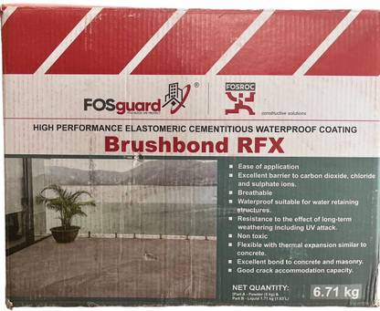 FOSROC Brushbond RFX | Two component elastomeric base waterproofing system Crack Filler