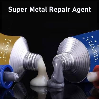 Quixi Metal Repair Paste Set - Permanent Solution for Repairing Metal Caster Glue Crack Filler