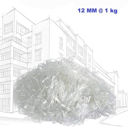 Latteriex Glass Fiber for Construction/Polypropylene Glass Fiber For Plastering 12 MM Crack Filler