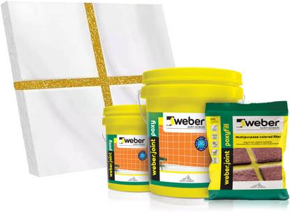 Weber Epoxy Tile Grout Goldan_ Glitter Colors 5 KG Crack Filler
