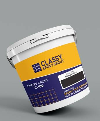 Classy Epoxy Tile Grout Jet Black C-100 Crack Filler