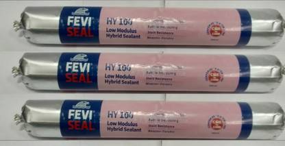 Pidilite FeviSeal HY 100 Pack of 3 Each 600ml Low Modulus Silyl Modified Polymer Sealant Crack Filler