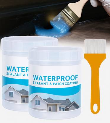 Zx pack of 2Transparent Waterproof Glue for Roof Water Leakage Glue Sealant Liquid Crack Filler