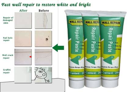 My Machine 3QTY Waterproof Wall Crack Filler paste For Wall, Tiles GAP, Wood & Plaster N4 Crack Filler