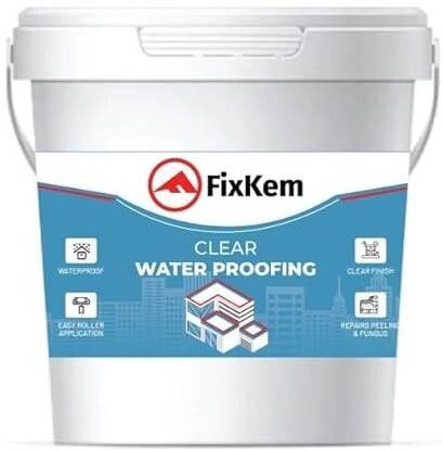 FIXKEM Clear Waterproofing Transparent Glue for Roof Wall & Tile Leakage Sealer Crack Filler