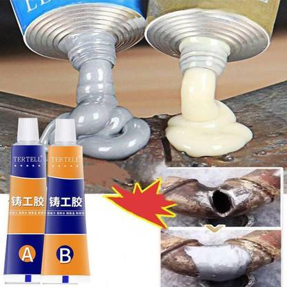 JIG'sMART Metal Repair Paste Set Permanent Metal Paste for Repair Paste Repair Metal Glue Crack Filler