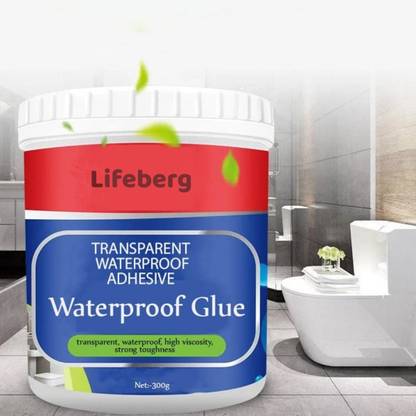 KM CREATION Waterproof Glue for roof top crack leak seal agent Clear Gel Bathroom Adhesive Adhesive