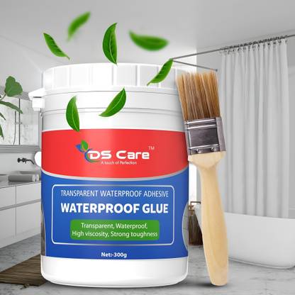 ds care Crack Seal Glue 300gm with Brush Transparent Waterproof Glue Crack Filler