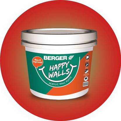 Berger Happy Walls Acrylic Wall Putty Crack Filler