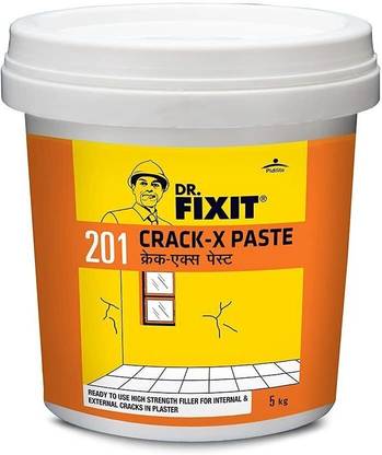 Dr. Fixit CRACK X PASTE, Crackfilling, Ready to Use, 5 KG Crack Filler