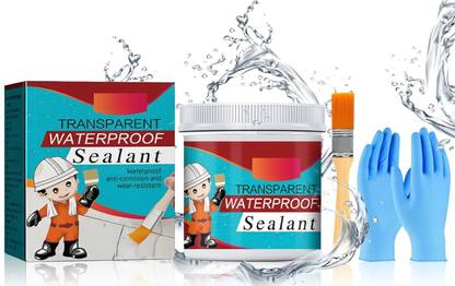 Hoaxer Weather Resistant Clear Sealant Waterproof,Concrete Countertop Sealer Crack Filler