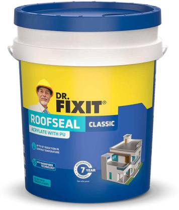 Dr. Fixit Roofseal Classic, No dilution, Terrace Waterproofing Coating Crack Filler