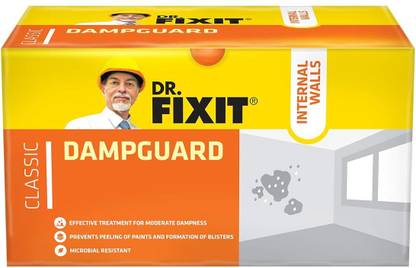 DR FIXIT Dampguard Classic | Damp proof coating for internal wall & RCC water tank Crack Filler