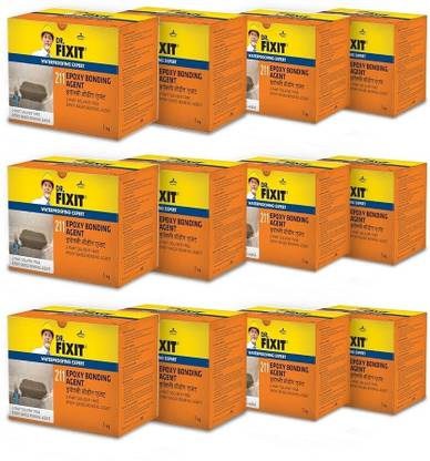 Dr. Fixit 211 Epoxy Bonding Agent 1kg,Pack of 12 Crack Filler