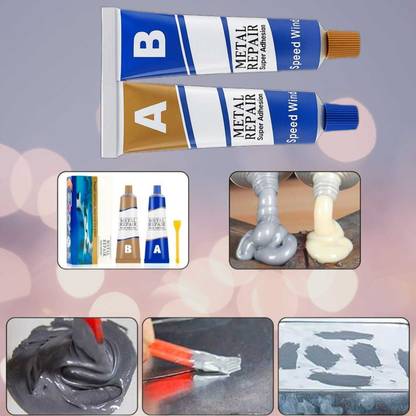Lexmyne AB Adhesive Repair Glue for Metal - Long-Lasting Industrial Epoxy Solution Adhesive