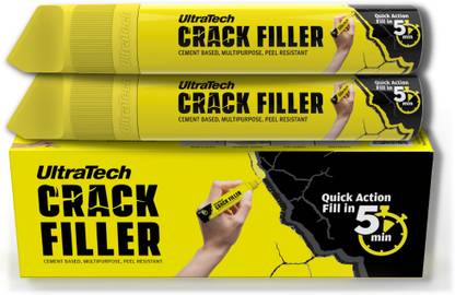 ULTRATECH DIY for Walls, Joints, Gaps, Floor, Tiles, Wood, Marble and Granite White Color Crack Filler