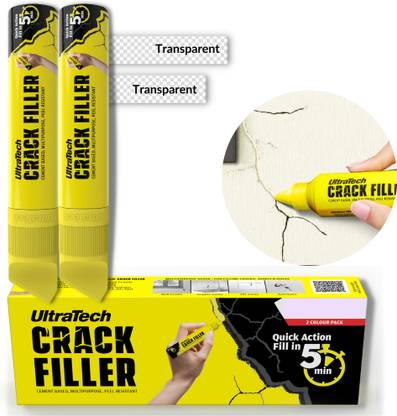 ULTRATECH DIY for Walls, Joints, Gaps, Floor, Tiles, Marble, Holes, Wood Transparent Color Crack Filler