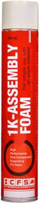 ICFS 1k Assembly Polyurethane Expansion PU Foam Spray 750 ml - Pack of 2 Crack Filler