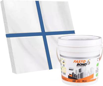 Fastobond Epoxy Tile Grout 3 Components ALPEN BLUE COLOR Crack Filler