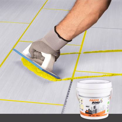 Fastobond Epoxy Tile Grout 3 Components Yellow Crack Filler