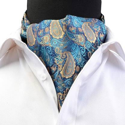 MASTYLE Mastyle Fine Warp Polyester Men's Scarf | Cravat Tie For Men Cravat