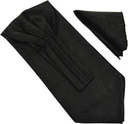 VOICI Mens Ascot Necktie and Pocket Square Cravat