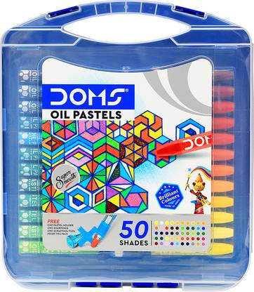 DOMS Oil Pastel 50 Shades(Hexagonal)