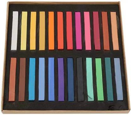 KNAFS 24Pcs Chalk Pastels Set Soft Pastel Set,Pastels ChalksArtist Pastel Set