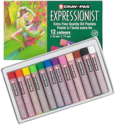 SAKURA Cray-Pas Expressionist Assorted Color Oil Pastel Set