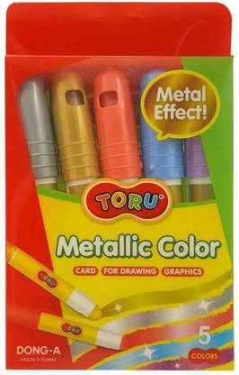 TORU Metallic Crayons Set Of 5