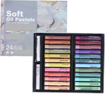 53 Arts 26Pcs Oil Pastel Set Soft Drawing Graffiti Painting Pastels