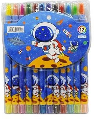 Asera Space Rolling Crayons Colours for Kids | Birthday Return Gift for Kids