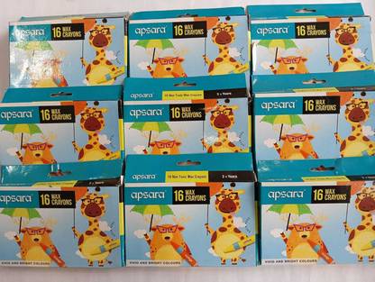 Jain Associates 16_Shades_Non_Toxic_Wax_Crayons_X15