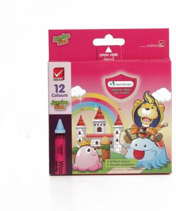 masterart WAX CRAYONS JUMBO & SUPER JUMBO SIZE Large Crayons for Toddlers, Gifts for Kids