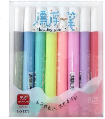 giftsgods PACK OF 8 PCS NEON COLOR WATER BASED INK FLOATING