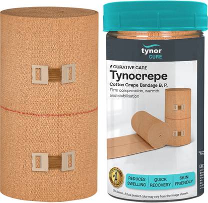 TYNOR Tynocrepe, Beige, 15cm x 4m, 1 Unit Crepe Bandage