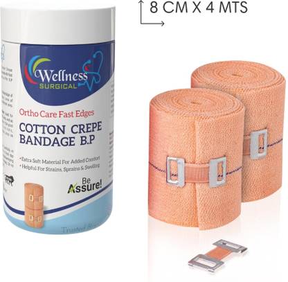 wellness surgical Soft and Stretchable | Reusable Crepe Bandage