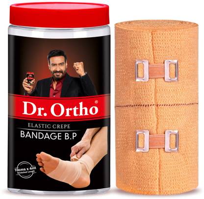 Dr. Ortho Elastic Crepe Bandage - 10cm x 4mt Crepe Bandage