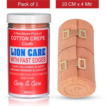 DOSCY Crepe Bandage 10cm X 4 Meter (Pack of 1) Crepe Bandage