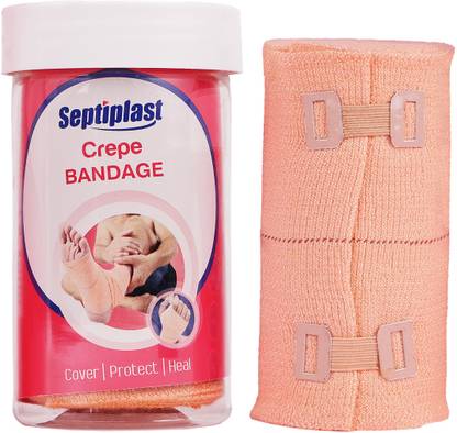 Leeford Crepe Bandage 6cm x 4m for Sprains, Strains, Injuries | Reduces Swelling & Pain Crepe Bandage
