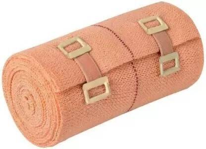 QRIOS Elastic Bandag“Garam Patti” Pain Relief for Knee,Leg,Wrist,Ankle,Elbow,Hand Crepe Bandage
