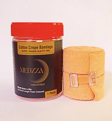 MEDZZA CREPE BANDAGE 6CM X 4 MTR Crepe Bandage