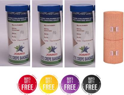 jomed ELASTIC CREPE BANDAGE SIZE: 15cmX4mt, BUY 3 GET 1 FREE... Crepe Bandage