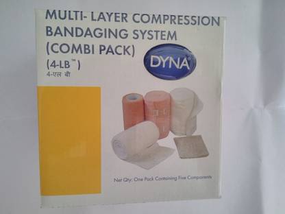 Dyna 4-LB MULTI-LAYER COMPRESSION BANDAGING SYSTEM Crepe Bandage