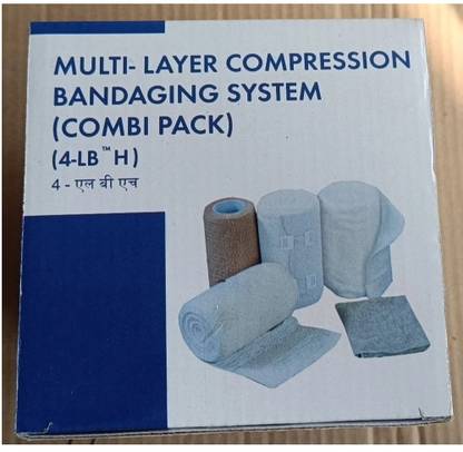 Dyna MULTI-LAYER COMPRESSION BANDAGING SYSTEM (COMBI PACK)(4-LB H) Crepe Bandage
