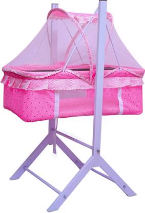 little chime Baby Swing Cradle light weight transfortable with Mosquito Net Canopy